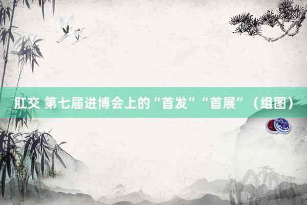 肛交 第七届进博会上的“首发”“首展”（组图）