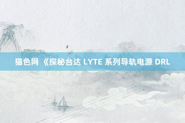 猫色网 《探秘台达 LYTE 系列导轨电源 DRL